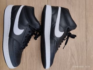 Tenis Nike court visión mid negro