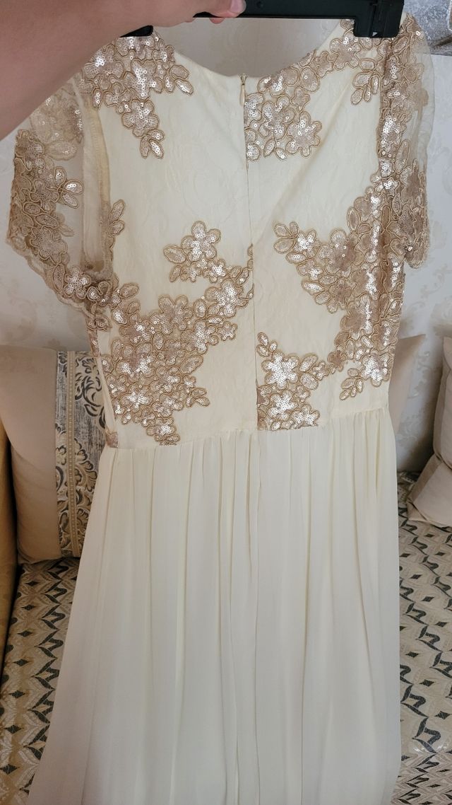 Vestido beige