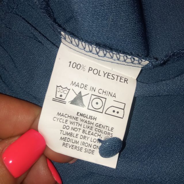 Blusa donna zalora blu taglia XS