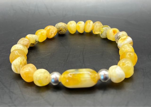 Pulsera Ambar y plata