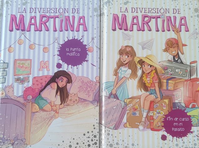 Lote 2 libros de martina