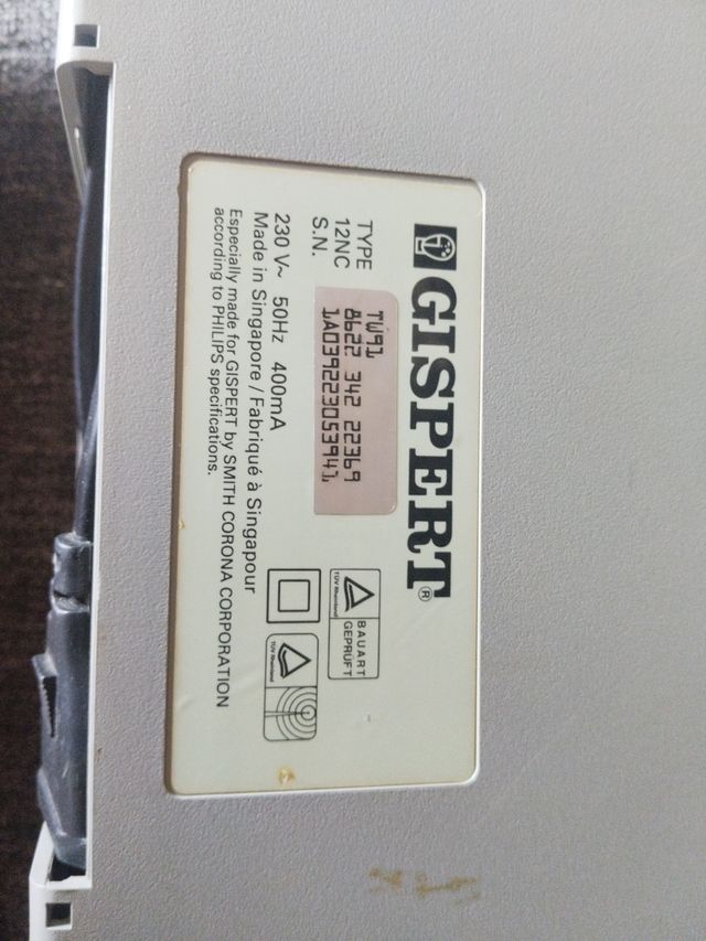 Maquina de escribir electrónica