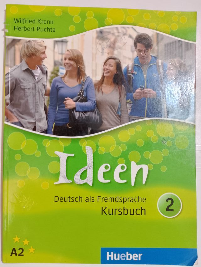 IDEEN 2 ,KURSBUCH , HUEBER ,ALEMAN