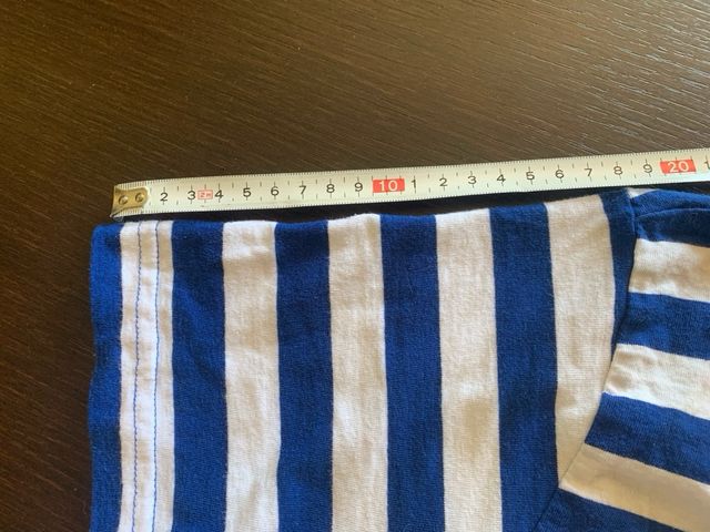 Camiseta Bordeaux marinera rayas azules M