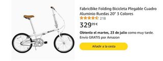 Bicicleta Plegable de aluminio NUEVA