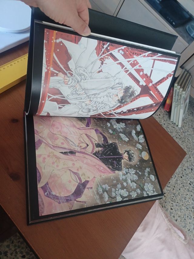 X Ilustrared collection X Zero 
 -artbook de Clamp