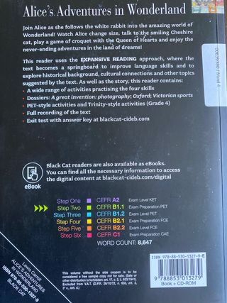 libro inglés+CD Alice’s Adventures in Wonderland