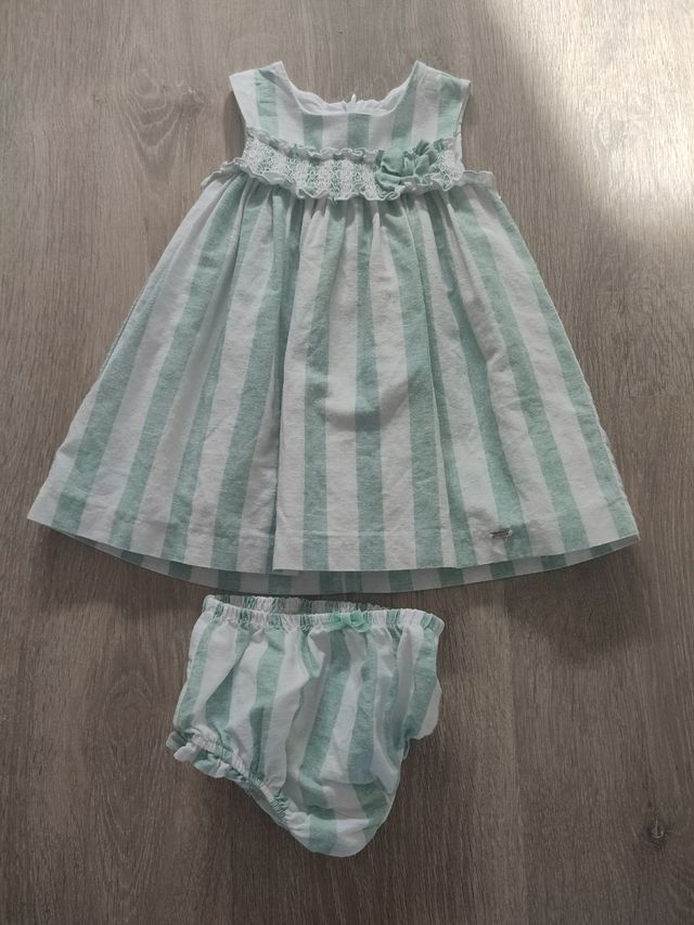VESTIDO VERDE MAYORAL 12-18 MESES