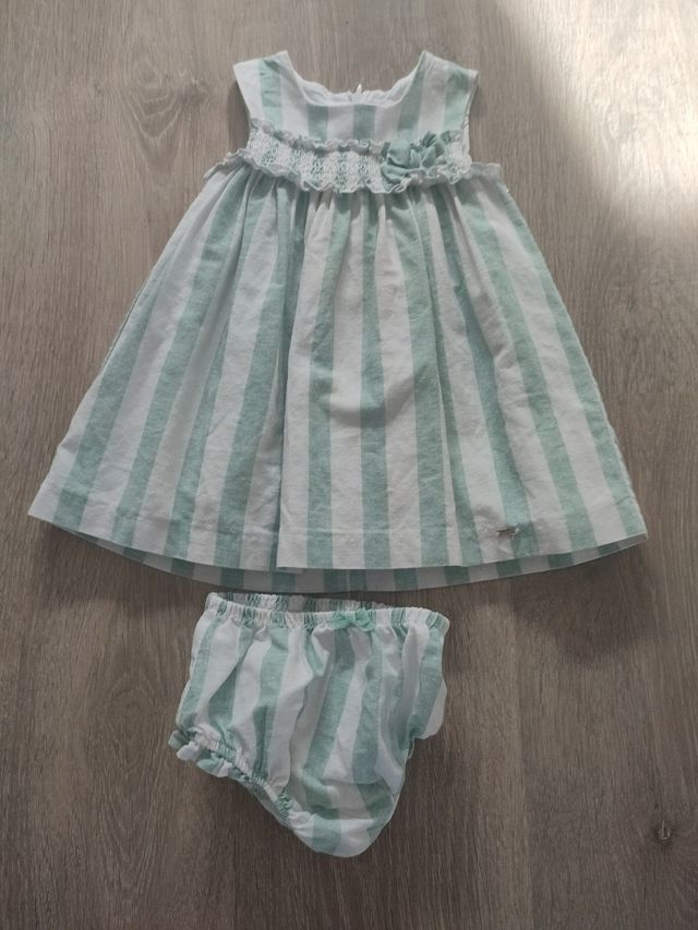 VESTIDO VERDE MAYORAL 12-18 MESES