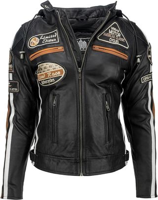 Chaqueta Moto Mujer de Cuero