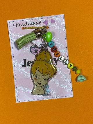 Portachiavi in resina tinker bell handmade