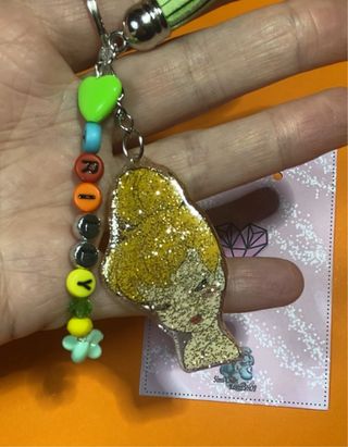 Portachiavi in resina tinker bell handmade