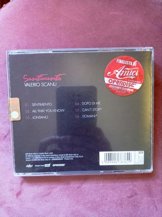CD Valerio Scanu Sentimento