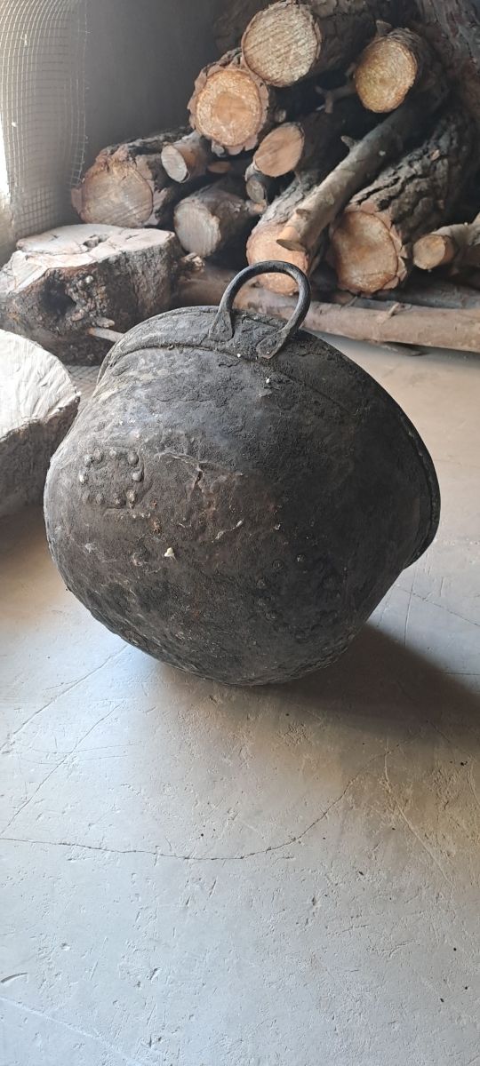 Caldero de cobre para matanza