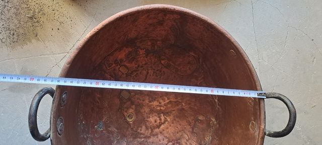 Caldero de cobre para matanza