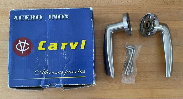 Juego manivelas Olas Carvi inox