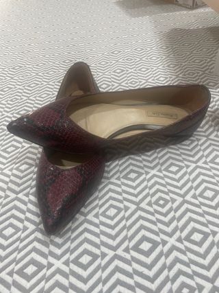 Bailarinas piel efecto serpiente 40