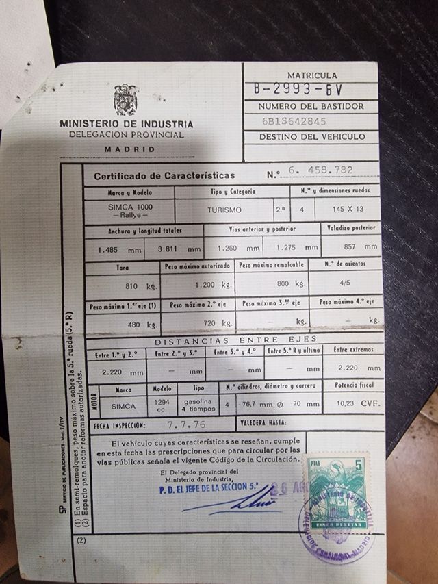 simca 1000 rallye 2 1976