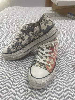 Zapatillas converse plataforma 40