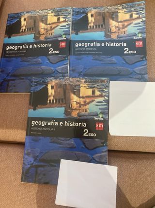 Libros geografia e historia 2 ESO sm
