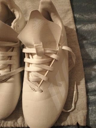 Scarpette calcio n 36 Adidas bianche