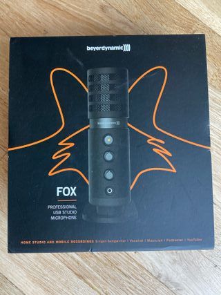 Micrófono Podcast Youtube Twitch Beyer FOX USB