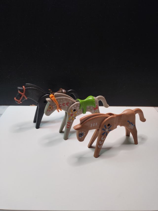 Playmobil geobra 1974 caballos