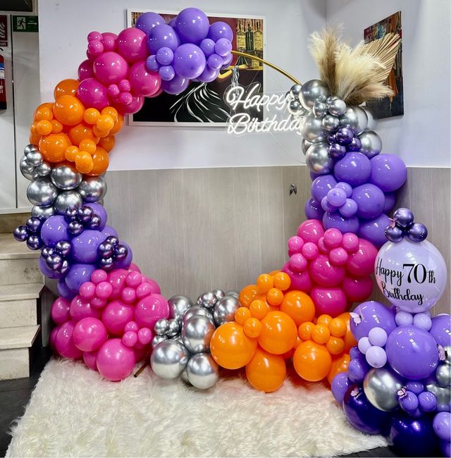 Decoracion arco de globos