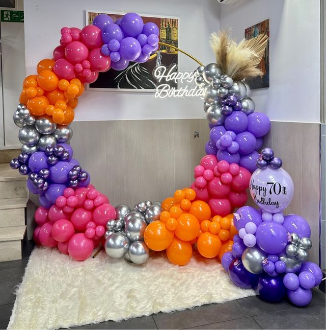 Decoracion arco de globos