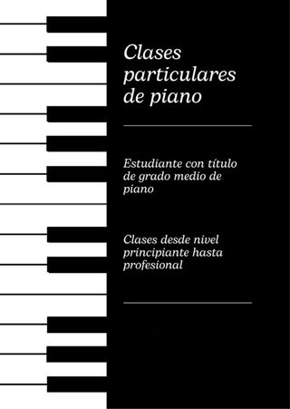 Clases de piano