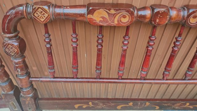 Cabecero y piezero antiguo