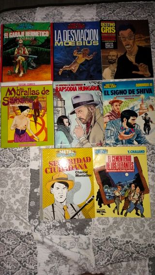LOTE CÓMICS METAL HURLANT MOEBIUS