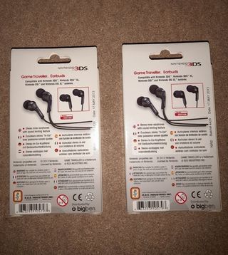 Oferta"OFICIAL NINTENDO"Auriculares 3DS,DSi...