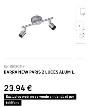 LAMPARA DE TECHO BARRA (LEER DESCRICION Y PRECIOS)