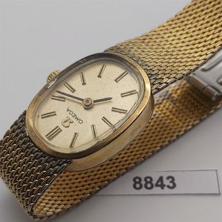 OMEGA ORO MESH BAND MANUAL WIND MUJERES DRESS