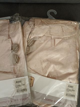 4 tende per bastone con fermaglio