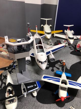 Playmobil Gran lote aeropuerto y aviones!!!!!