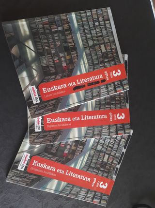 Libros de euskera tercero 3 ESO DBH