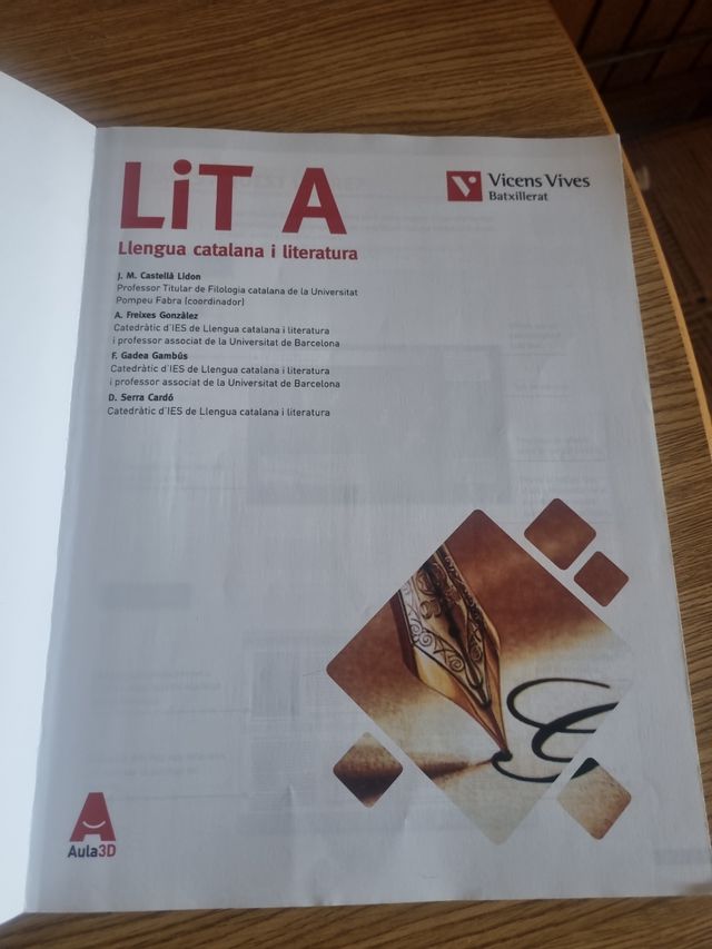 Lengua catalana y literatura 1r bachillerato