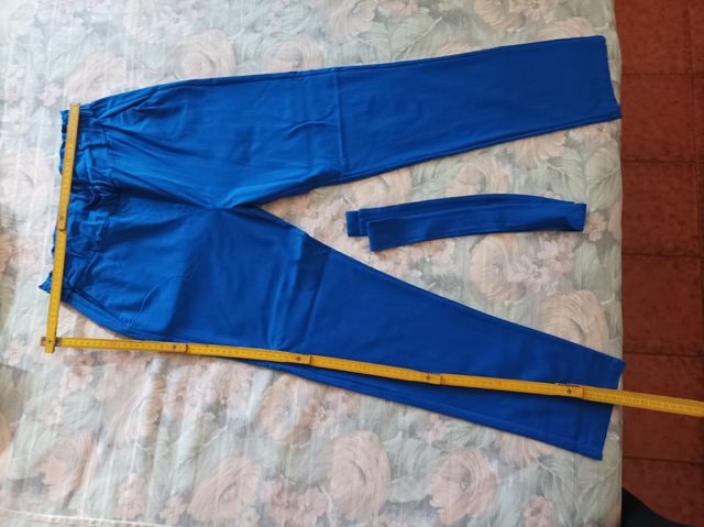 Pantalone donna bluette