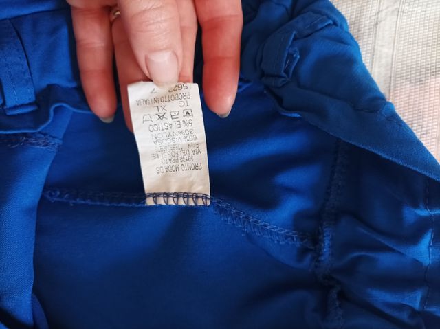 Pantalone donna bluette