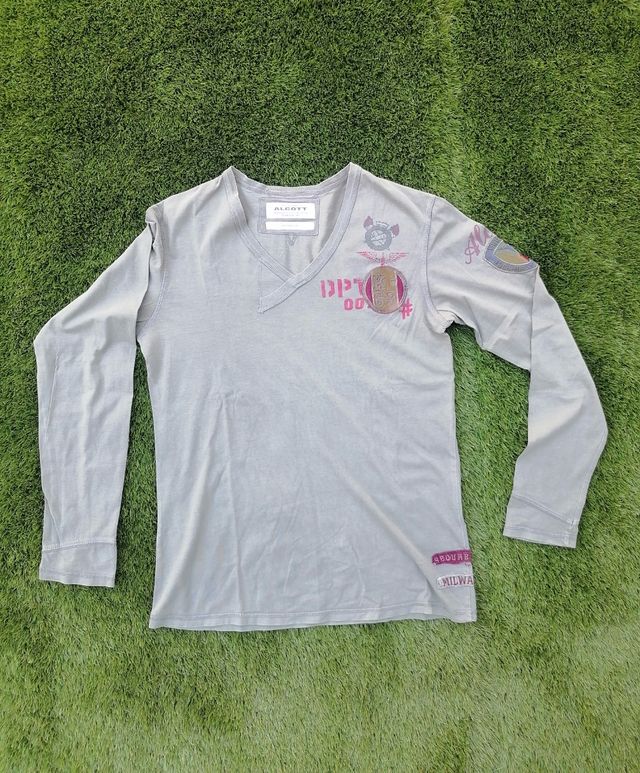 Camiseta Manga Larga Hombre 