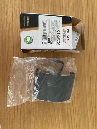 Aplique lampara pared Led negro