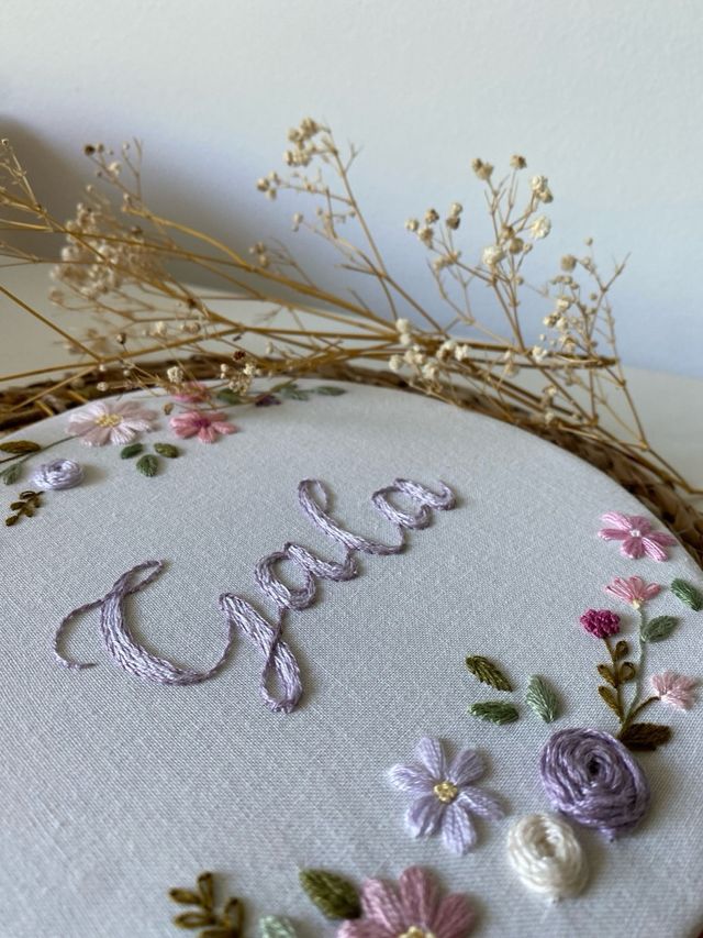 Bastidor bordado nacimiento