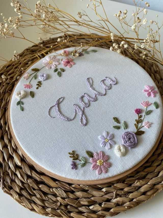 Bastidor bordado nacimiento