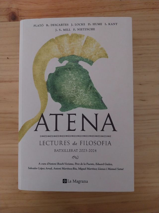 Atenas,lectures de filosofía,2023-24 bachillerato