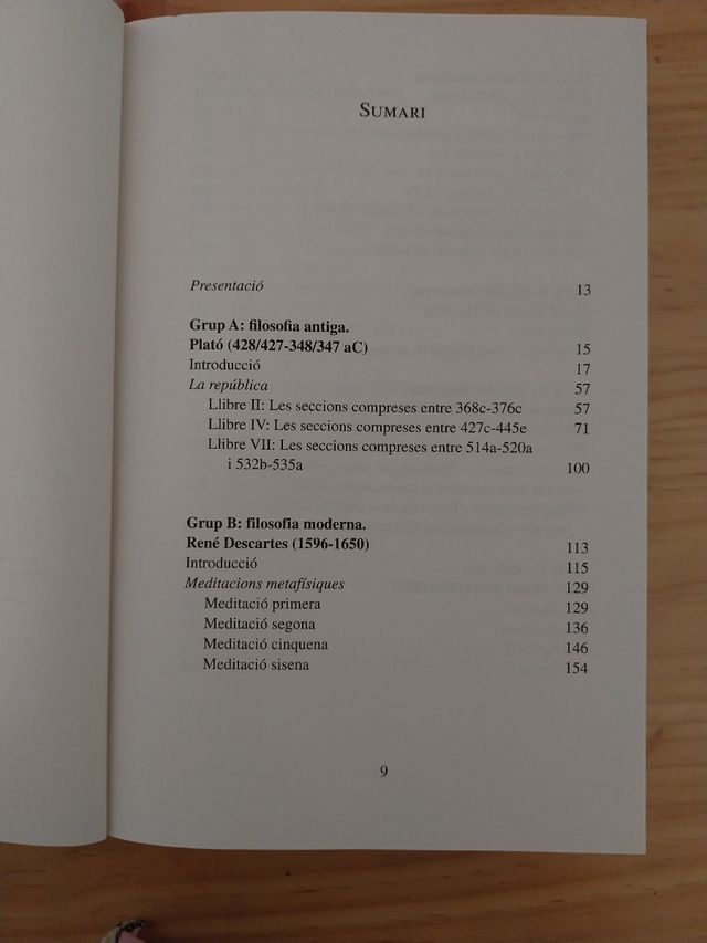 Atenas,lectures de filosofía,2023-24 bachillerato