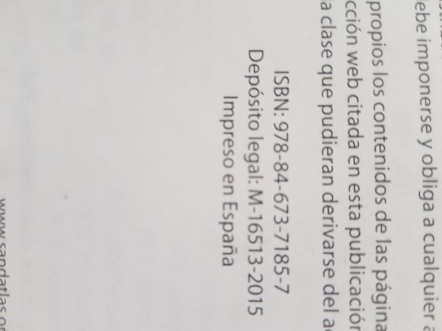 Biología y geología, 1 Bach.