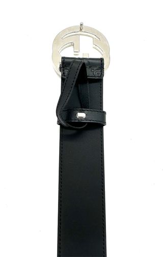 Cinturon Gucci GG negro