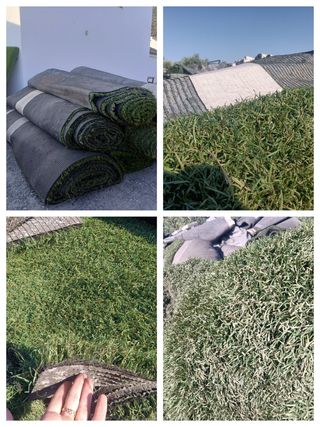 Césped artificial reciclado